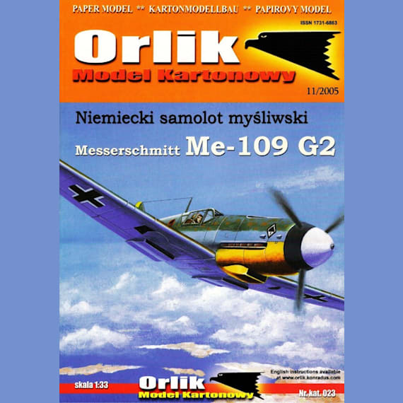 Orlik - 023 - Истребитель Messerschmitt Bf.109 G-2