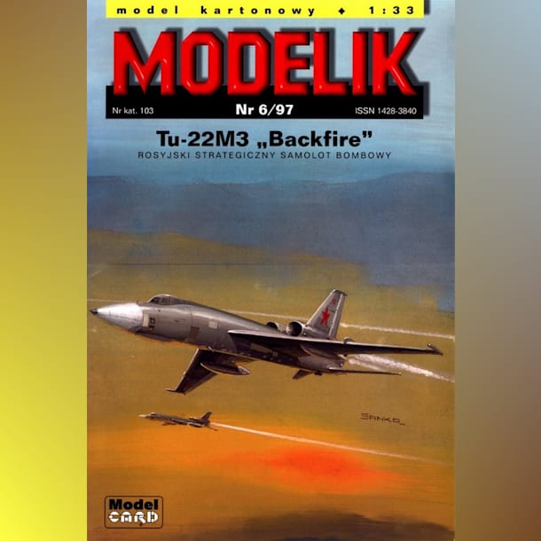 Журнал Modelik - 6/1997 - Бомбардировщик Ту-22М3