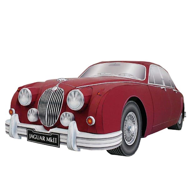 Бумажная модель Автомобиль Jaguar Mark 2