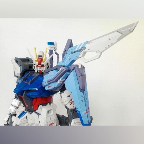 Бумажная модель Робот GAT-X105 Strike Gundam (Gundam)