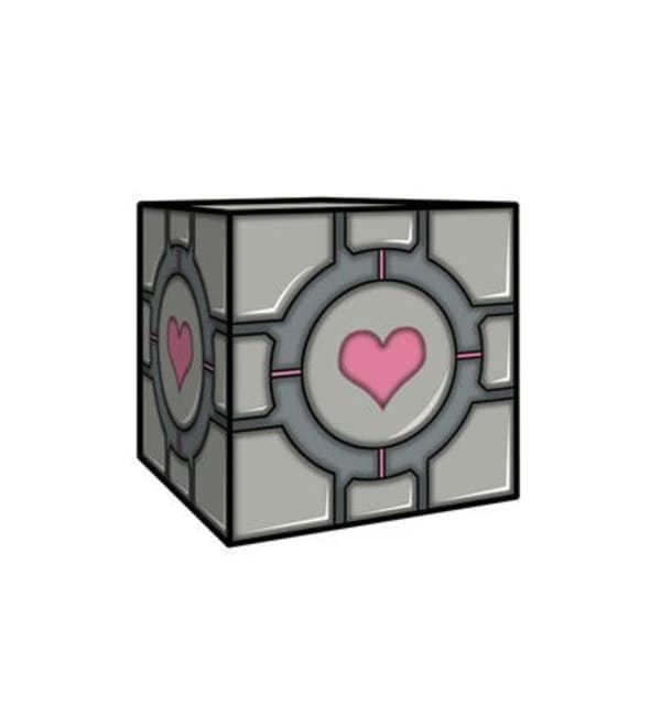 Бумажная модель Куб-Компаньон (Portal) [cubeecraft]