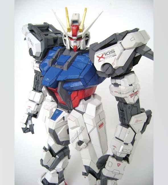 Бумажная модель Робот GAT-X105 Strike Gundam (Gundam)