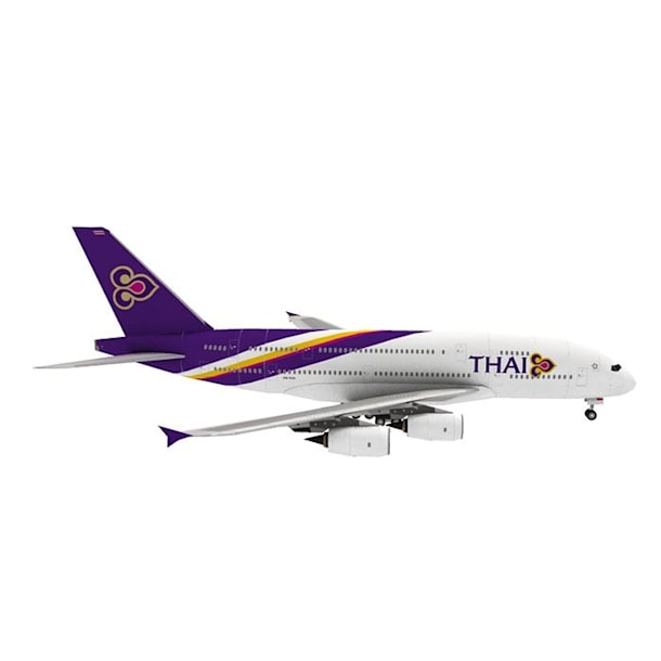 Бумажная модель Авиалайнер Airbus A380-800 Thai Airways