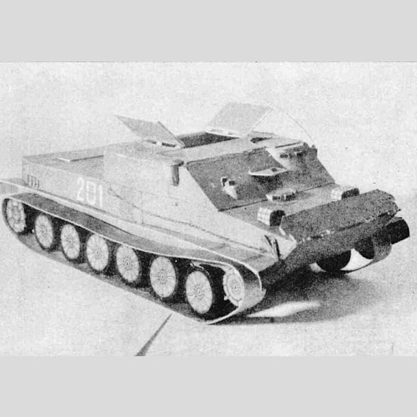 Журнал Maly Modelarz - 3/1964 -  Плавающий бронетранспортер