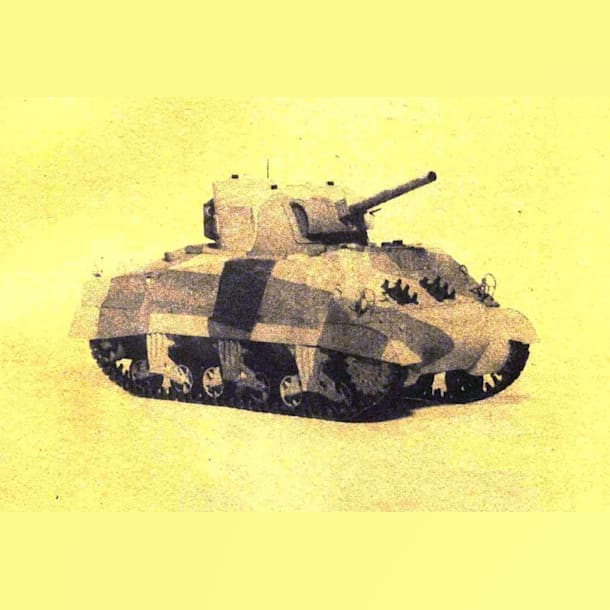 Журнал Maly Modelarz - 4/1977 - Танк Sherman M4A3