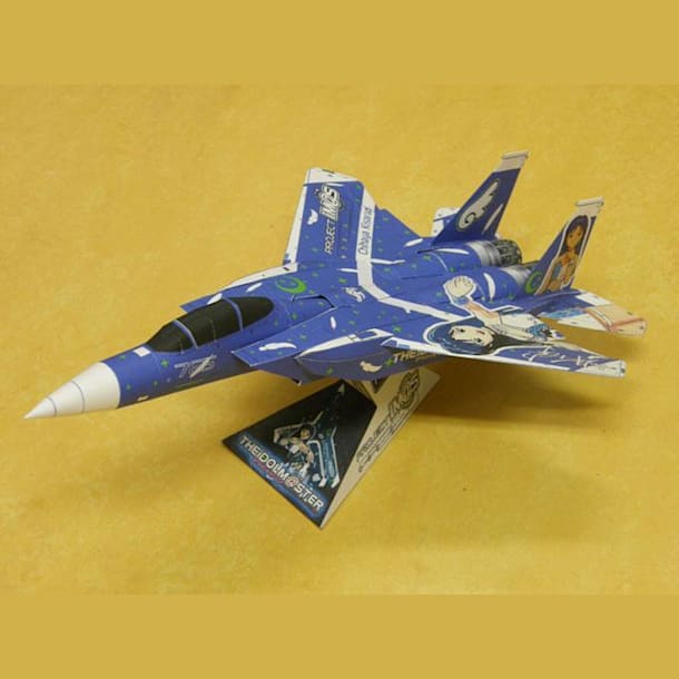 Бумажная модель Истребитель F-15E (Idolmaster)