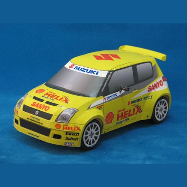 Бумажная модель Автомобиль Suzuki Swift Super 1600