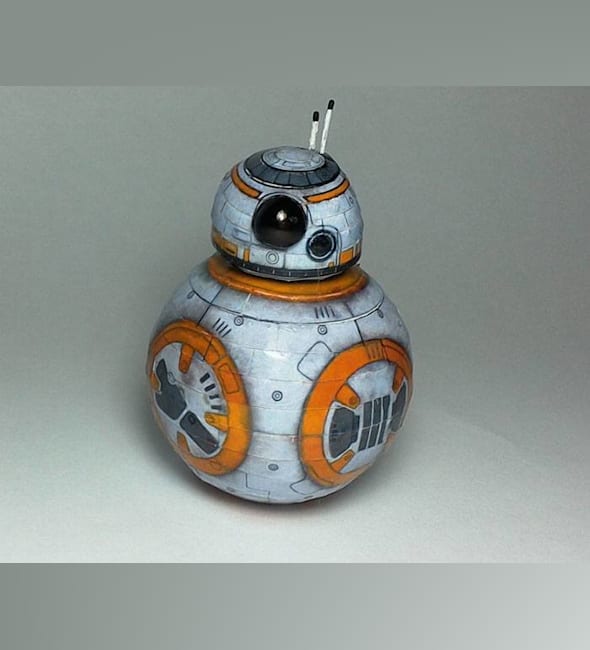 Бумажная модель Астродроид BB-8 (Звездные войны)