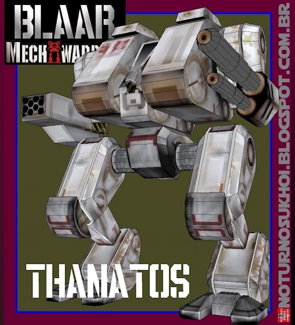 Бумажная модель Робот Thanatos (MechWarrior)