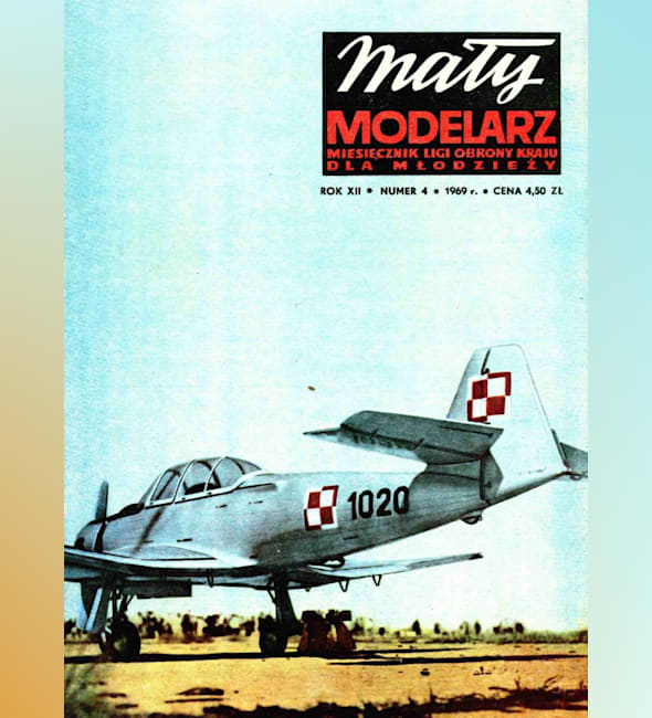 Журнал Maly Modelarz - 4/1969 - Учебно-тренировочный самолет TS-8 Bies