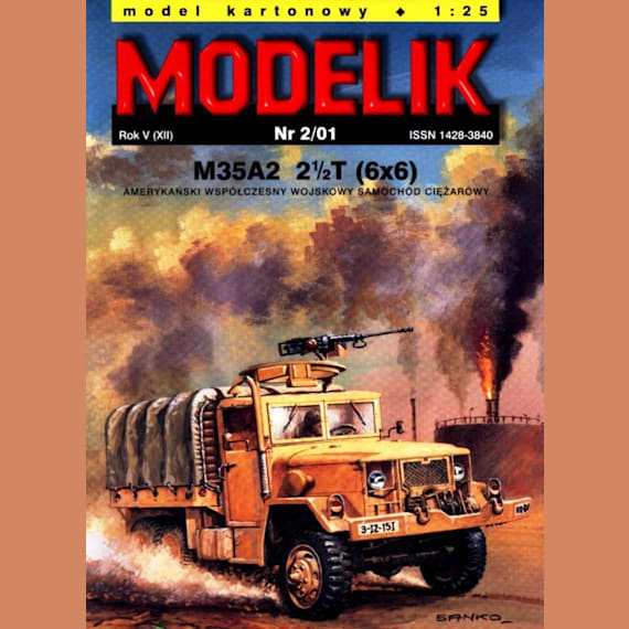 Modelik - 2/2001 - Военный грузовик GMC М35