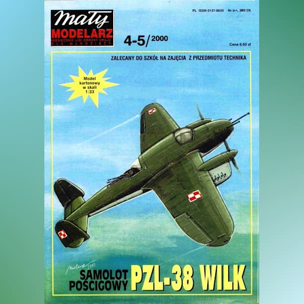 Журнал Maly Modelarz - 4-5/2000 - Истребитель PZL P-38 Wilk