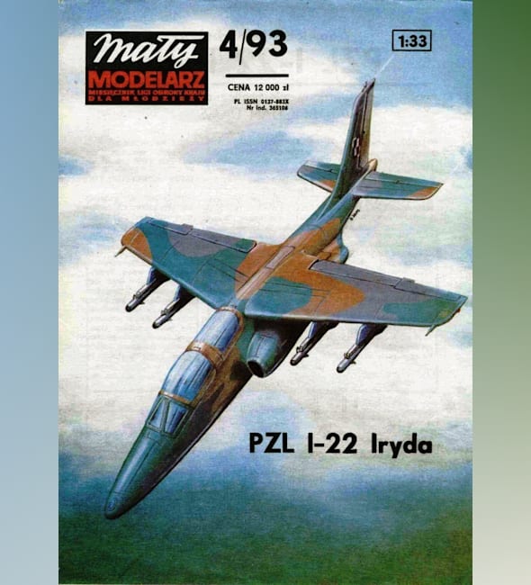 Журнал Maly Modelarz - 4/1993 - Учебно-боевой самолет PZL I-22 Iryda