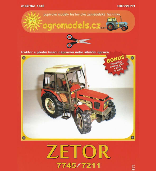 Журнал Agromodels - 03 - Колесный трактор Zetor 7745/7211