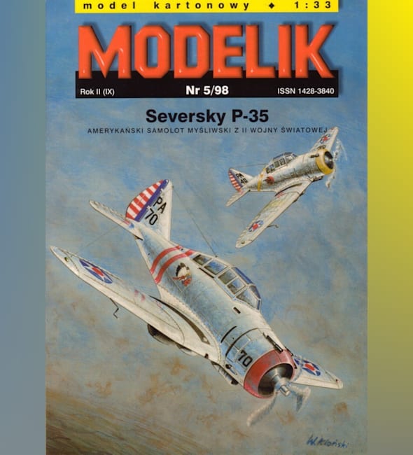 Журнал Modelik - 5/1998 - Истребитель Seversky P-35