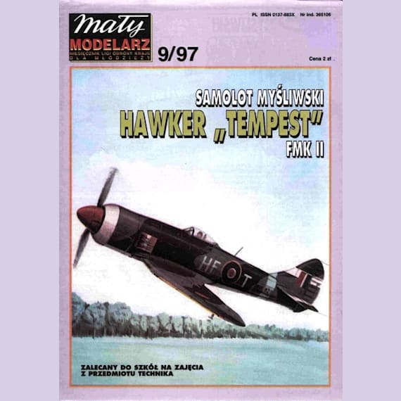 Maly Modelarz - 9/1997 - Истребитель Hawker Tempest Mk.II