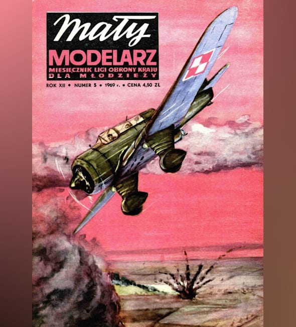 Журнал Maly Modelarz - 5/1969 - Бобардировщик PZL-23B Karas