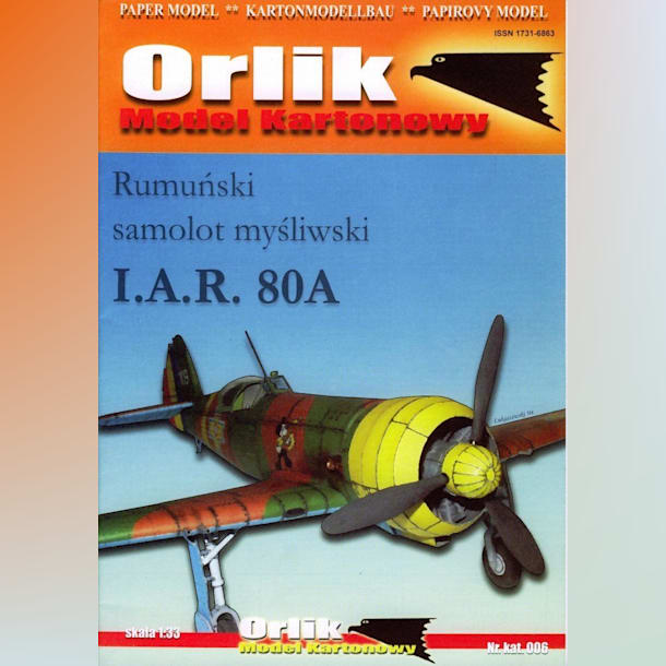 Журнал Orlik - 006 - Истребитель IAR 80A