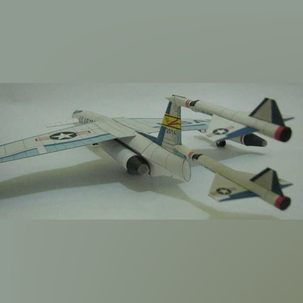 Бумажная модель Бомбардировщик Convair XAB-1 Beta-1