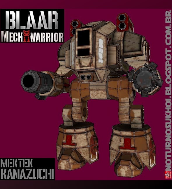 Бумажная модель Робот Kanazuchi (MechWarrior)