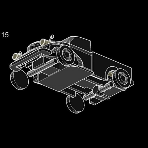 Бумажная модель Автомобиль Morris Minor