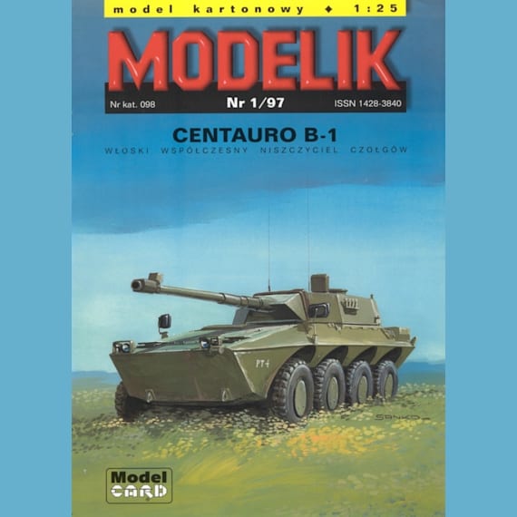 Modelik - 1/1997 - Бронеавтомобиль B1 Кентавр