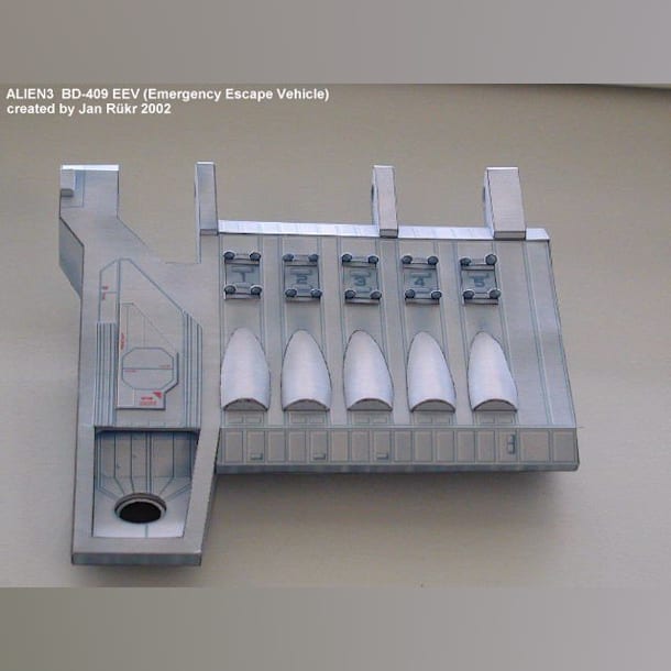 Бумажная модель Спасательный модуль EEV (Чужие 3)
