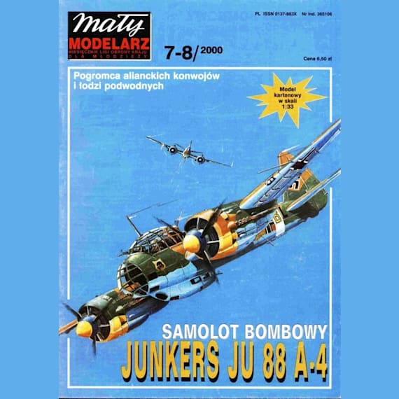 Maly Modelarz - 7-8/2000 - Бомбардировщик Junkers Ju 88A-4