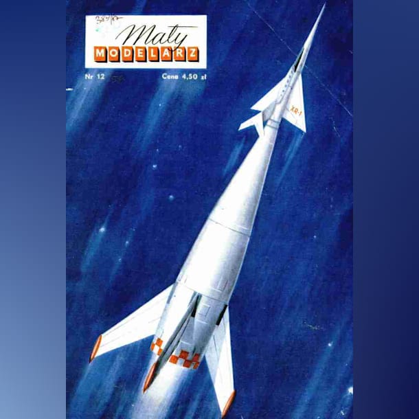 Журнал Maly Modelarz - 12/1958 - Межпланетная ракета