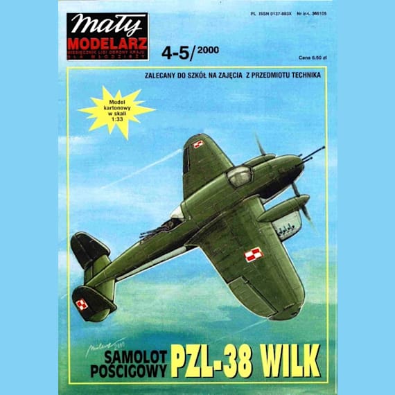 Maly Modelarz - 4-5/2000 - Истребитель PZL P-38 Wilk