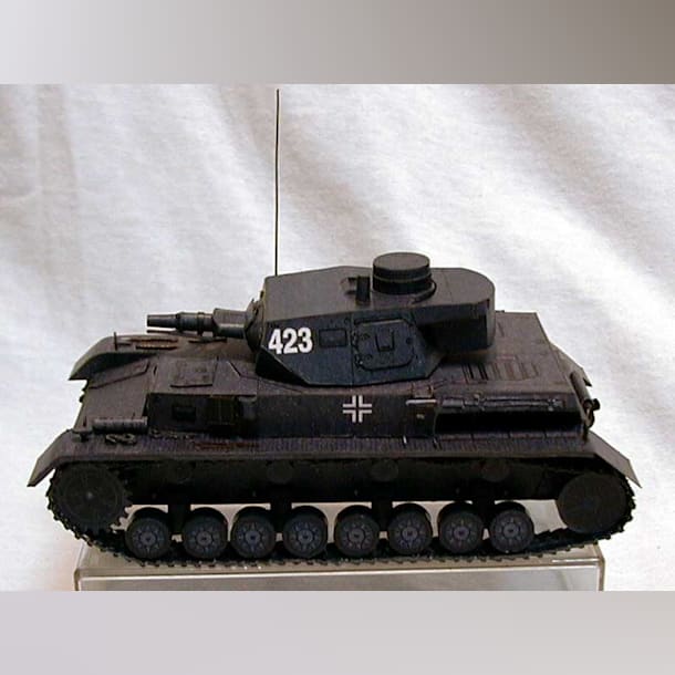 Бумажная модель Танк PzKpfw IV