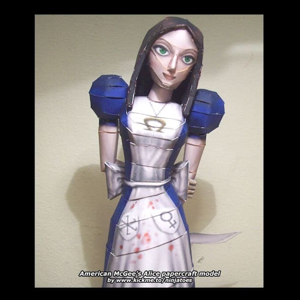 Бумажная модель Алиса (American McGee-s Alice)