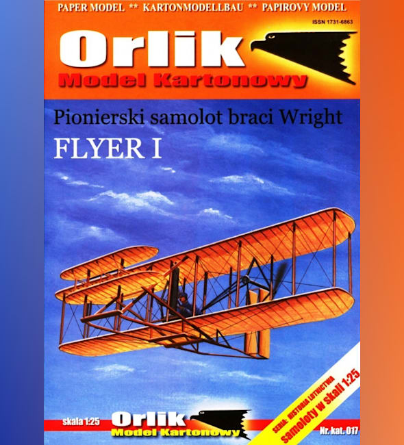 Журнал Orlik - 017 - Экспериментальный самолет Wright Flyer