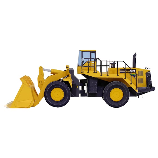 Бумажная модель Погрузчик Komatsu W600