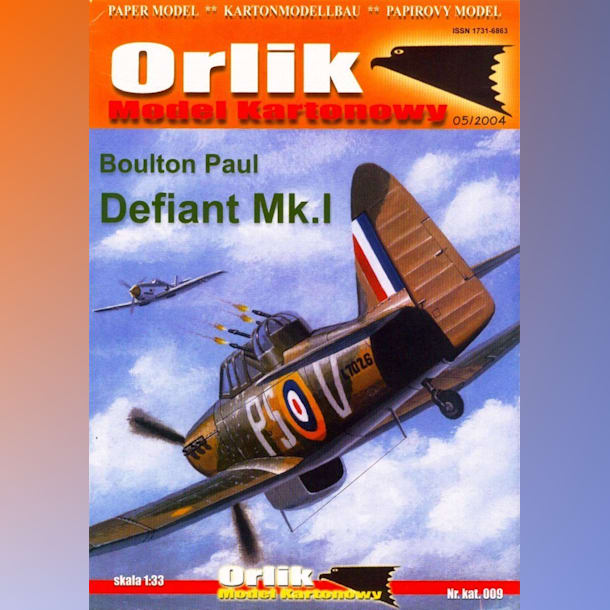 Журнал Orlik - 009 - Истребитель Boulton Paul Defiant Mk.I