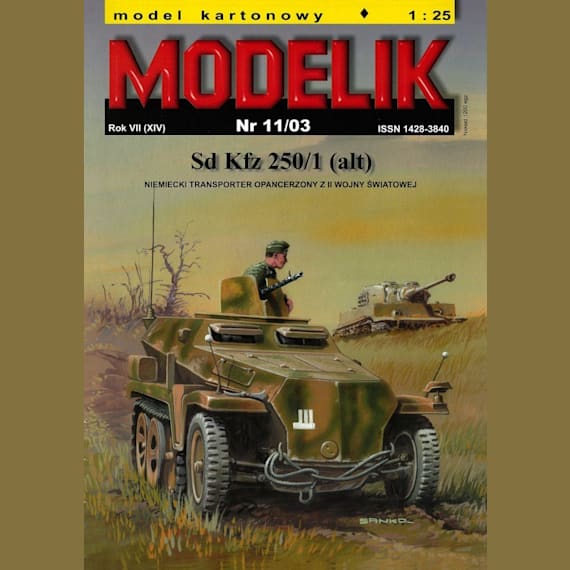 Modelik - 11/2003 - Бронетранспортер SdKfz 250-1 (alt)