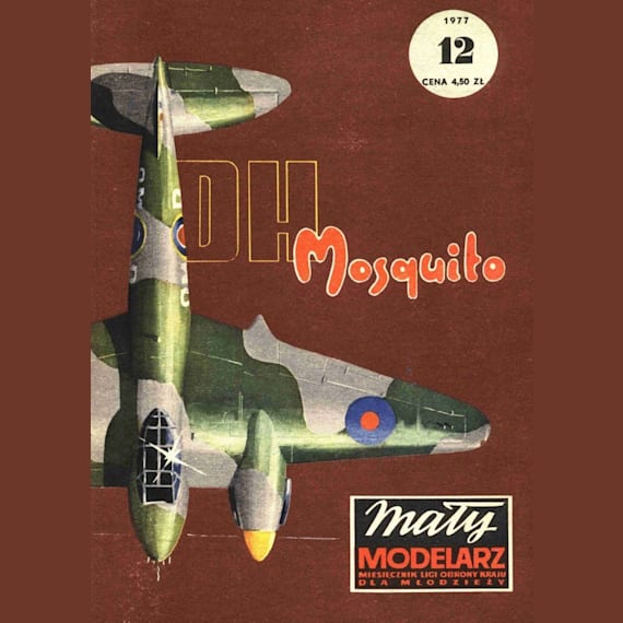 Maly Modelarz - 12/1977 - Бомбардировщик De Havilland Mosquito