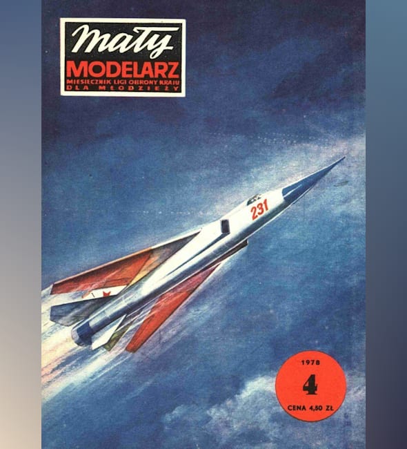 Журнал Maly Modelarz - 4/1978 - Истребитель МиГ-23 и самолет АИР-1