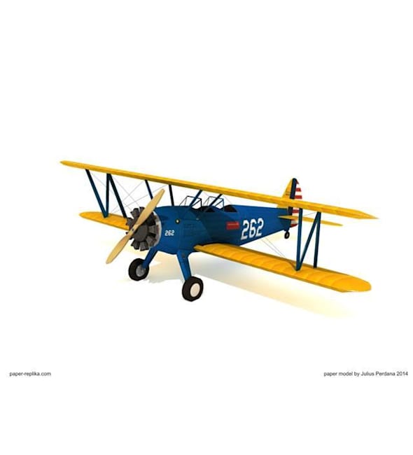 Самолет Boeing PT-17 Stearman Army