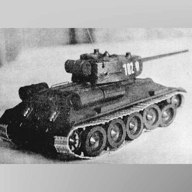 Журнал Maly Modelarz - 7/1969 - Танк Т-34-85 Рыжий