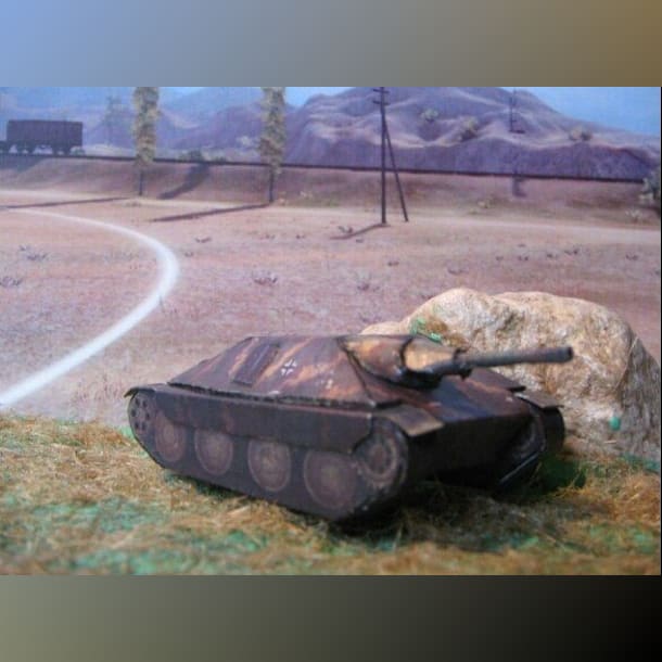 Бумажная модель Самоходная установка Hetzer