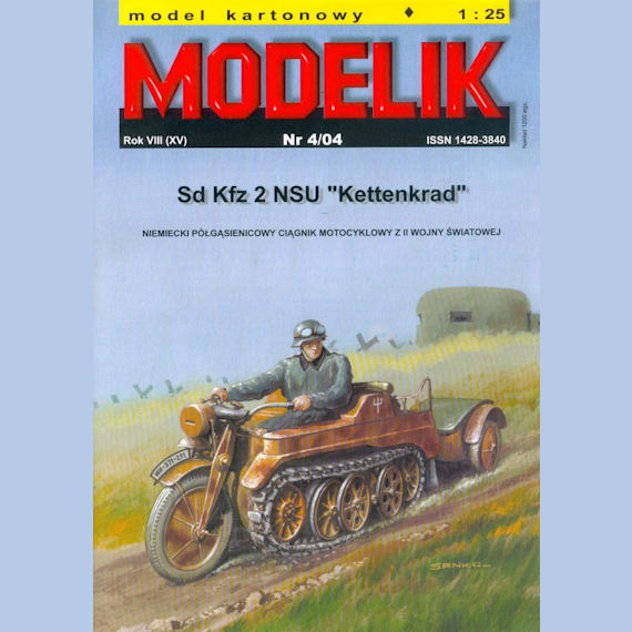 Modelik - 4/2004 - Полугусеничный мотоцикл SdKfz 2