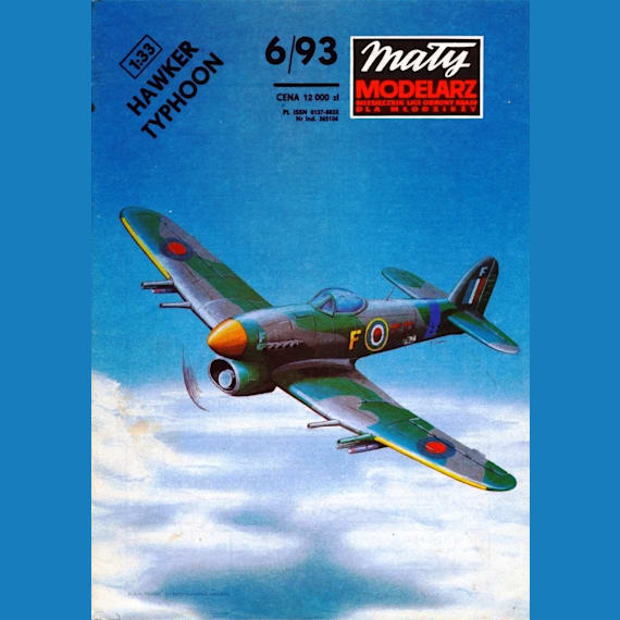 Maly Modelarz - 6/1993 - Истребитель-бомбардировщик Hawker Typhoon