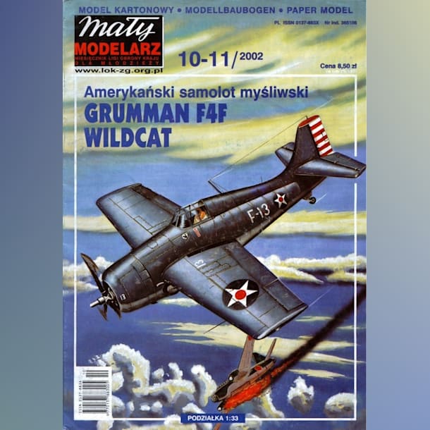 Журнал Maly Modelarz - 10-11/2002 - Истребитель Grumman F4F Wildcat