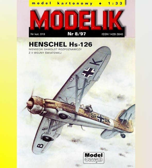 Журнал Modelik - 8/1997 - Ближний разведчик и корректировщик Henschel Hs 126