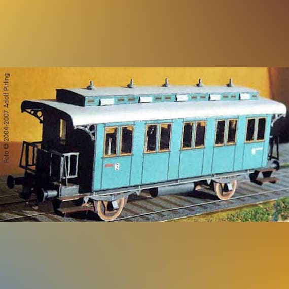 Модель Поезда Из Картона