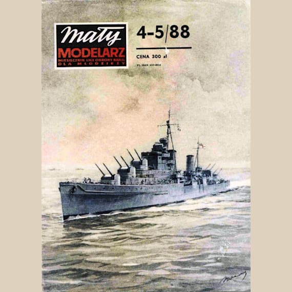 Maly Modelarz - 4-5/1988 - Крейсер HMS Dido