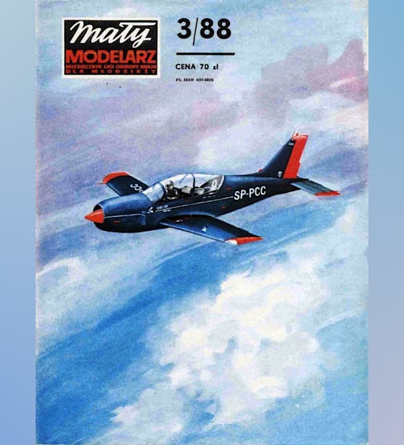 Журнал Maly Modelarz - 3/1988 - Учебно-тренировочный самолет PZL-130 Turbo Orlik