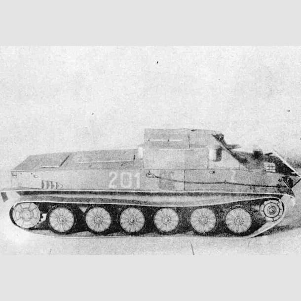 Журнал Maly Modelarz - 3/1964 -  Плавающий бронетранспортер