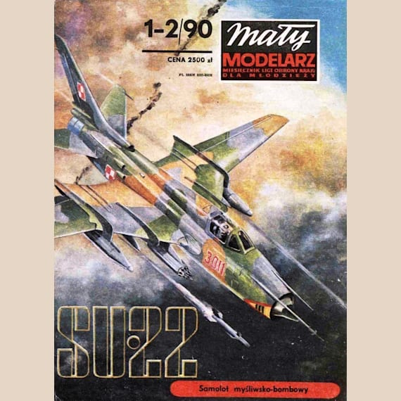 Maly Modelarz - 1-2/1990 - Истребитель-бомбардировщик Су-22